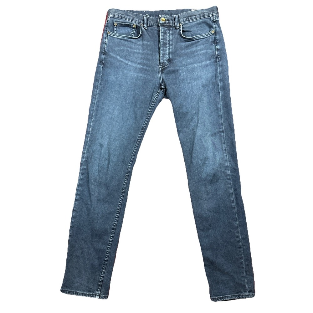 Rag & Bone Fit 2 Slim Men's Size 32 Blue Stretch Denim Button Fly